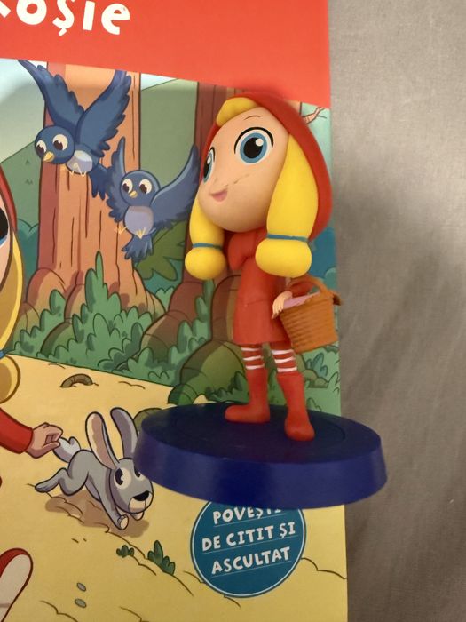 Povesti Audio Scufita Rosie figurina si carte