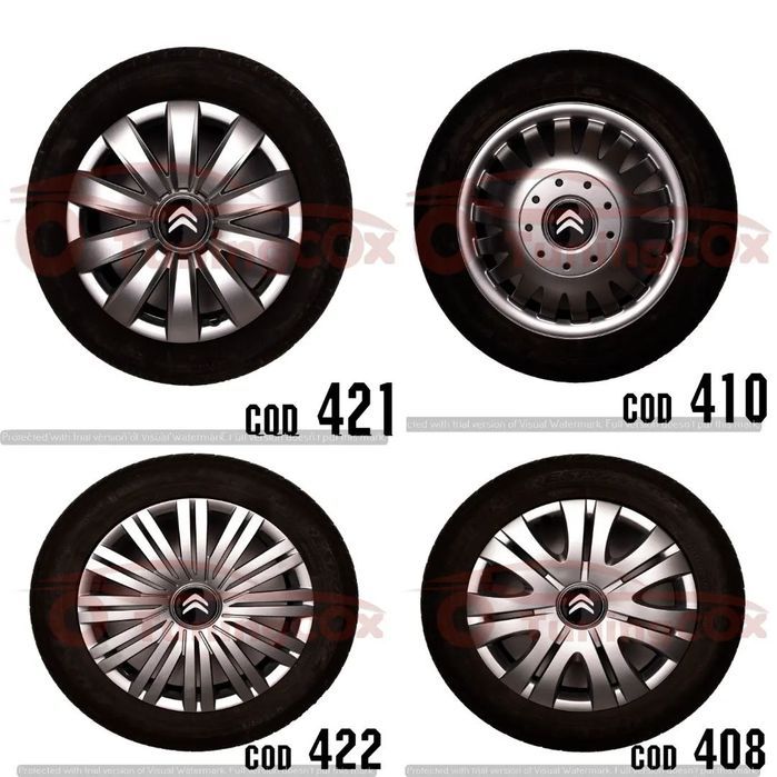 capace roti citroen la set de 4 buc,capace janta aliaj,embleme