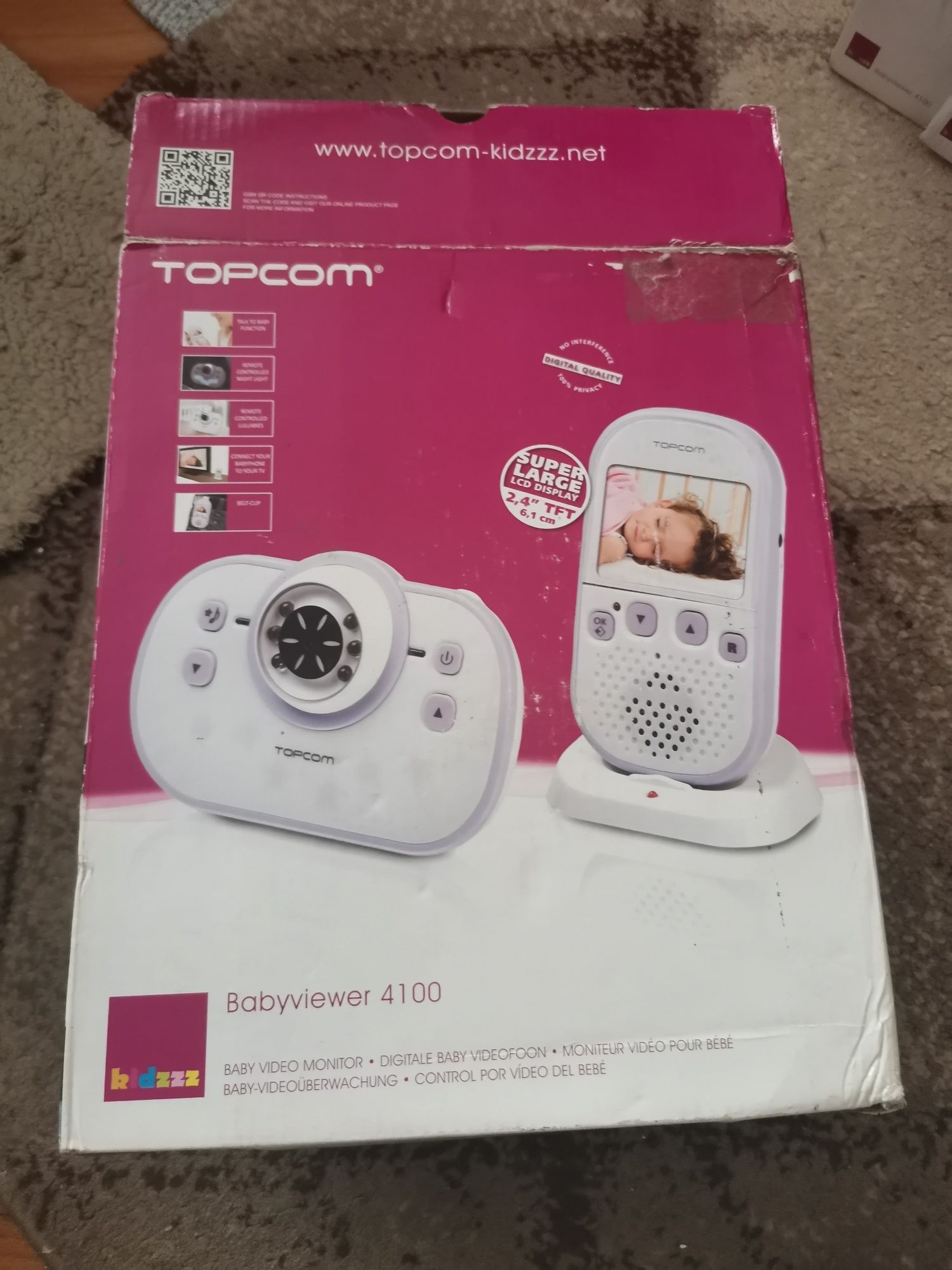Видео бебефон TOPCOM Babyviewer 4100