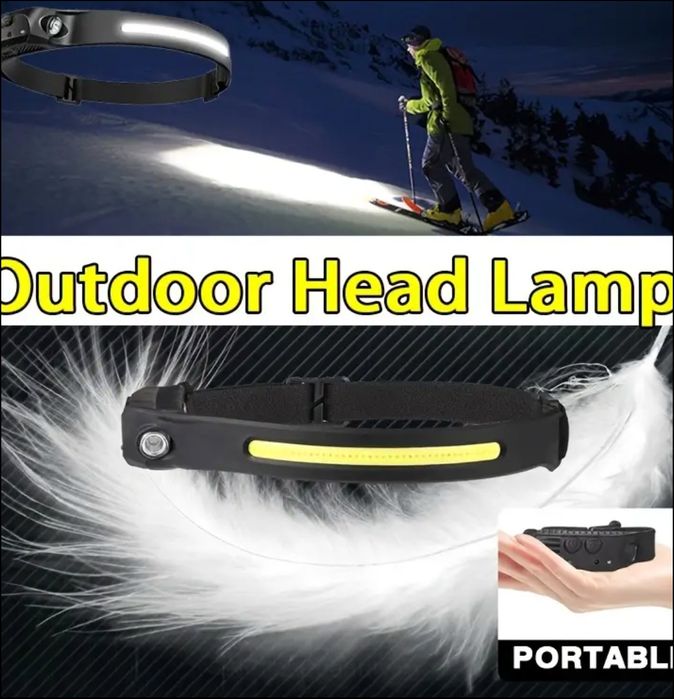 Челник лед фенер със сензор за движение