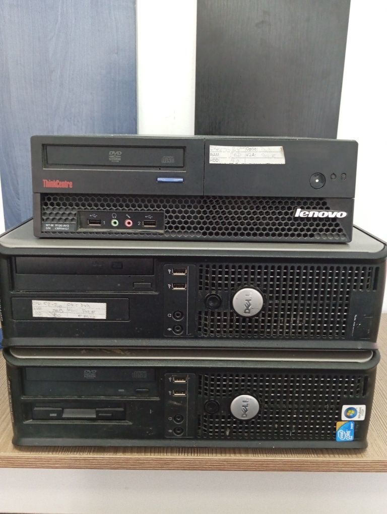 Calculatoare desktop barebone Dell, Fujitsu, HP, Lenovo