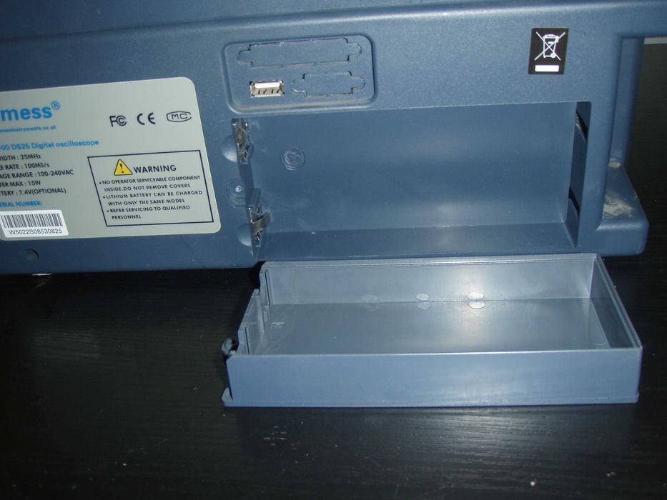 Osciloscop digital color 2 canale 25Mhz 100 MS/s Digimess DS25
