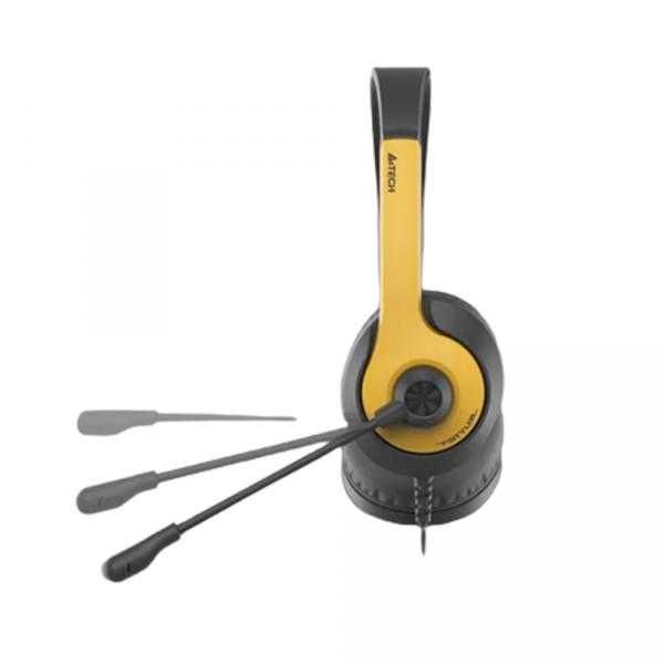 Проводные наушники A4TECH FH100U (Белый, Жёлтый)