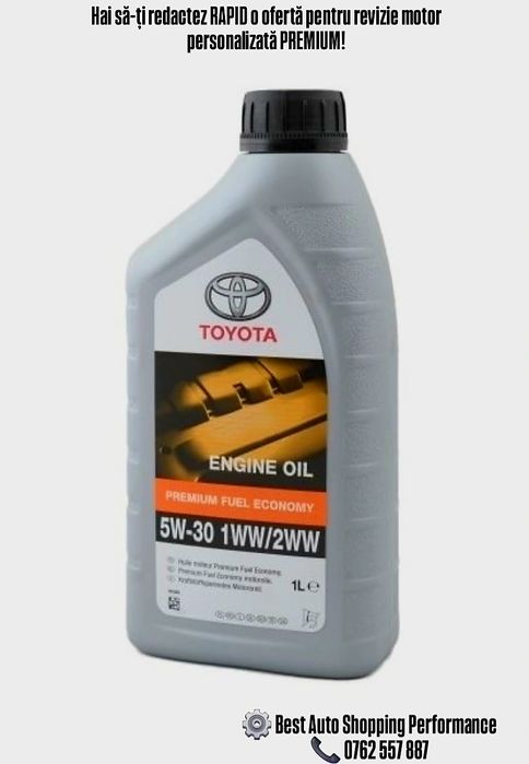 Ulei motor TOYOTA Premium Fuel Economy 1WW/2WW 5W30 5L & 1L