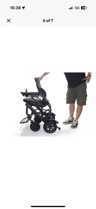 Scaun rulant electric pliabil iCarbon Style – ca nou