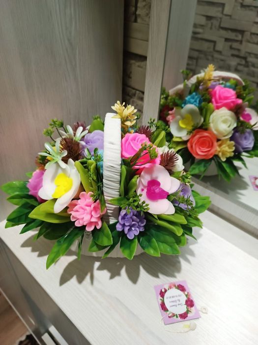 Цветы из мыло,совунли гуллар,Soap Flowers 50 000 дан бошланади