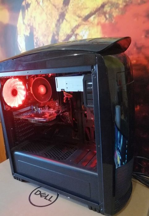 Carcasă PC Mirya, ATX, Sursă alimentare , 2 ventilatoare  Red