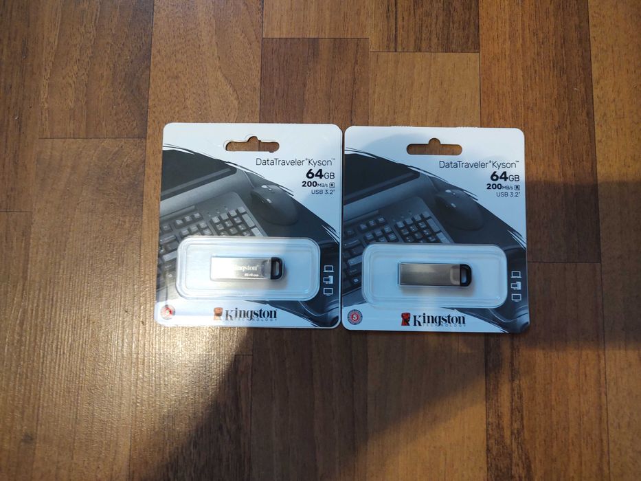 Memorie USB Kingston DataTraveler Kyson, 64GB, USB 3.2 Type-A, Metalic