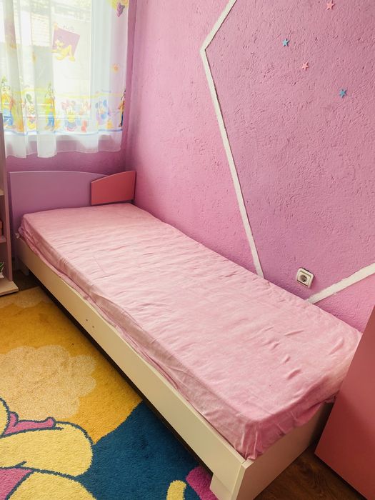 Детско легло сладко и розово + матрак