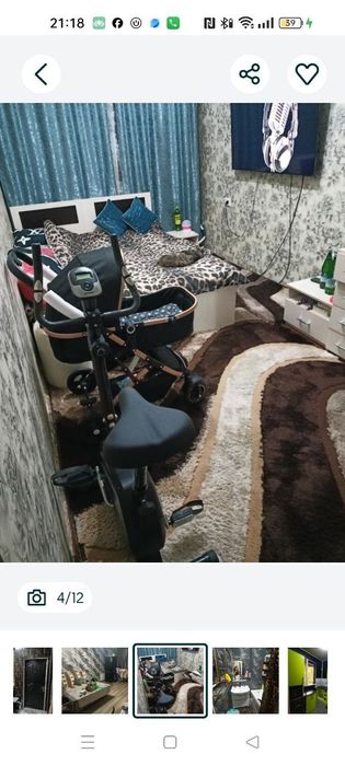 Продается квартира массив панельный 4х комнатная