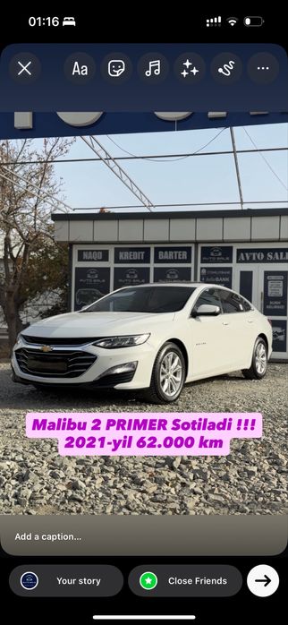 Malibu Primer 2021 Korea