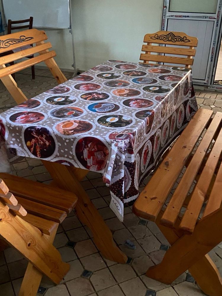 Дачний стол скамейкалар