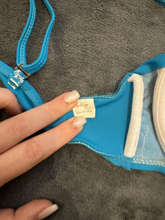 Sutien costum de baie albastru
