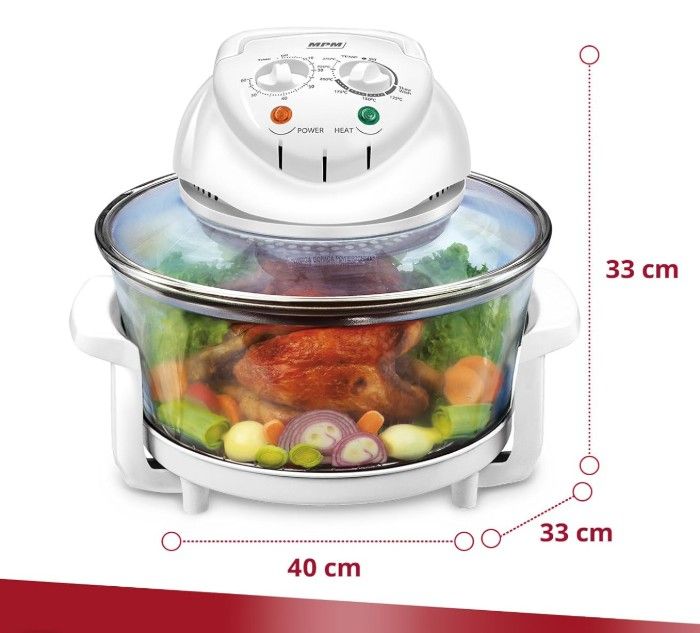 Cuptor halogen MPM 11L 1400W timer 60min temperatura 250C | 013431