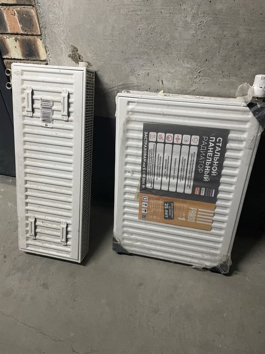 Новый стальной Радиатор 2 шт, не использованный, самовывоз!