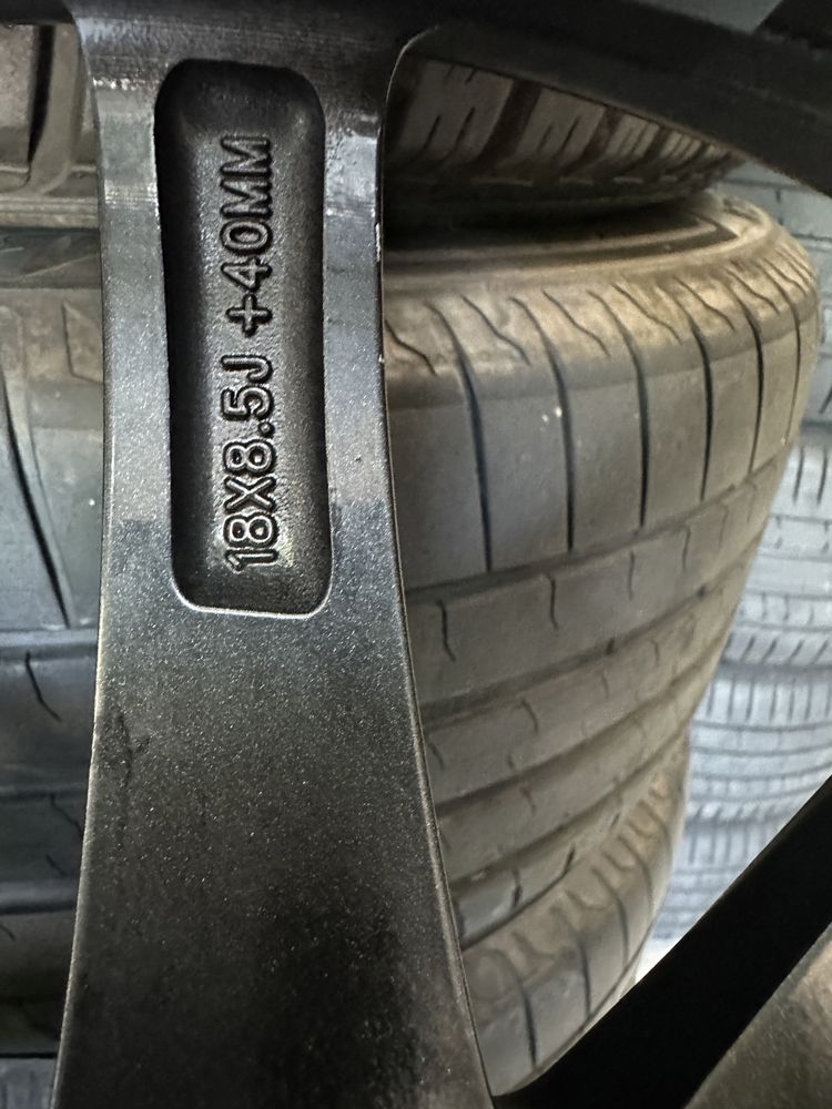 jante tesla model 3 5x114.3 anvelope 235 45 18 michelin
