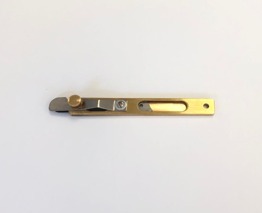 макетен нож с дистанционер за кожа, резец, кожарски, сарашки