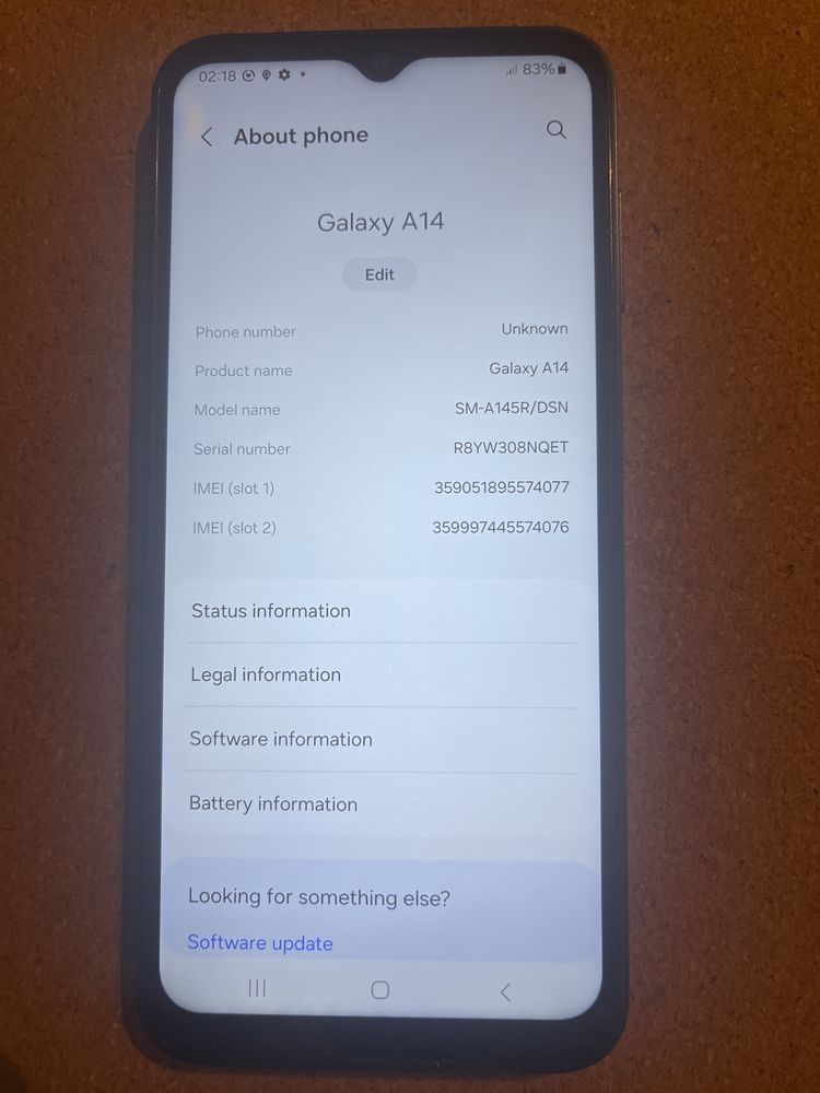 Samsung A14 64 Gb ID-ufe650