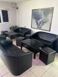 Set canapele, mese de cafea, taburet