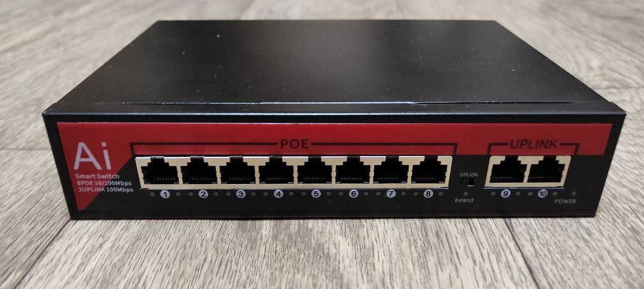 Продам POE-Switch 8POE+2uplink