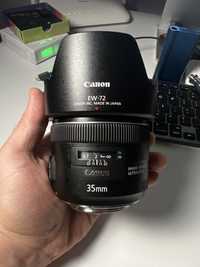 Canon 35mm F2 is usm stabilizare