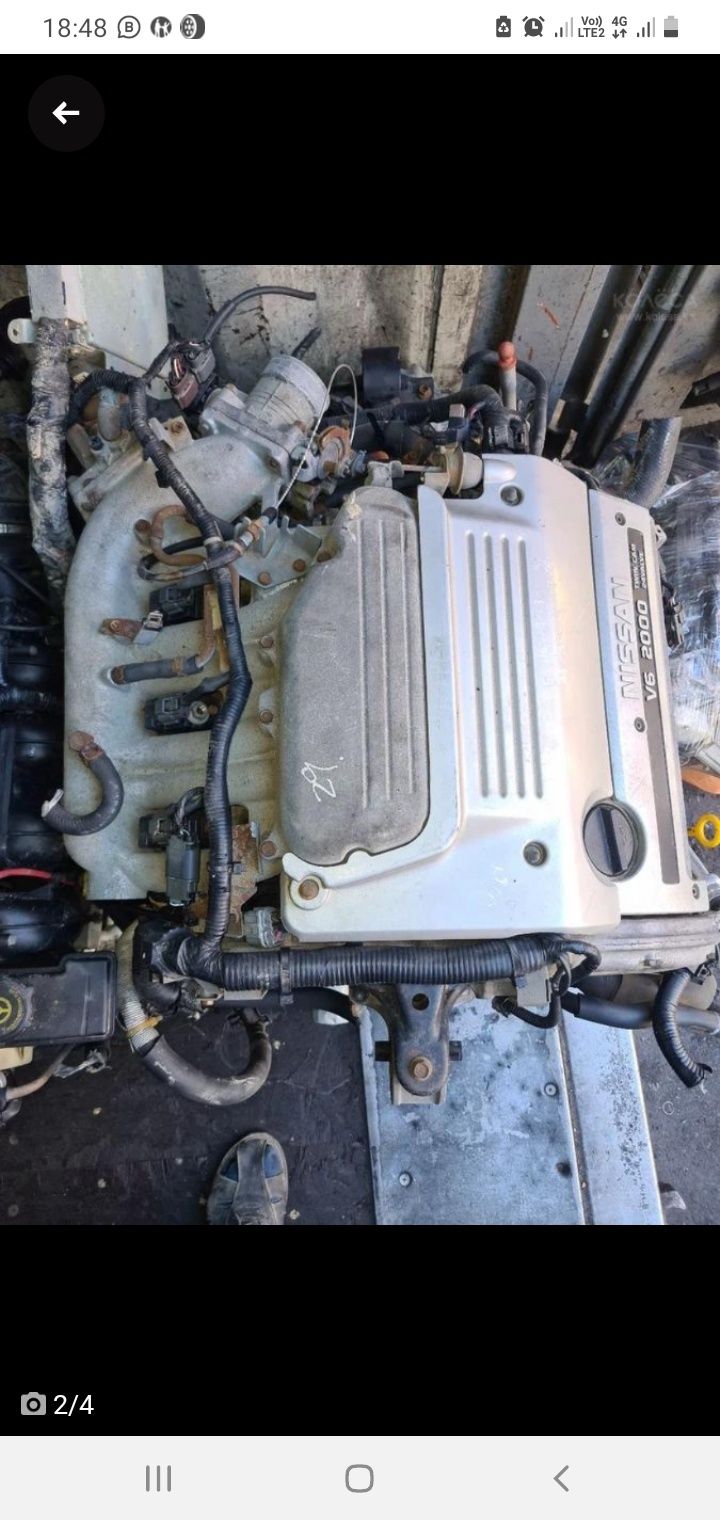Двигатель и коробка Ниссан Цефиро Максима VQ 20 объем 2.0