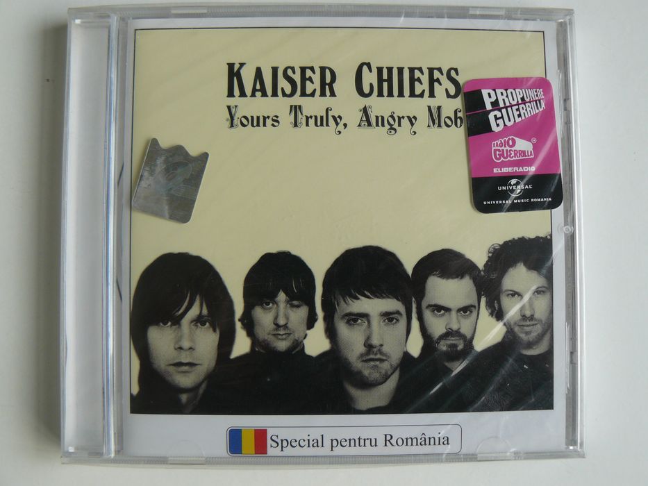 CD KAISER CHIEFS - Yours Truly, Angry Mob, Cd Nou,Original,an 2007