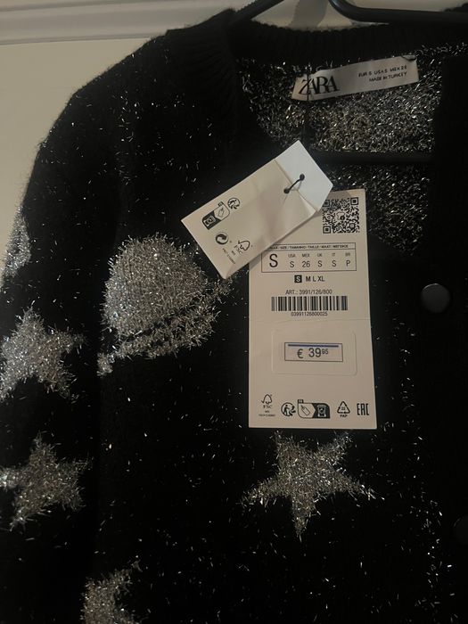 Pulover cu planete Zara