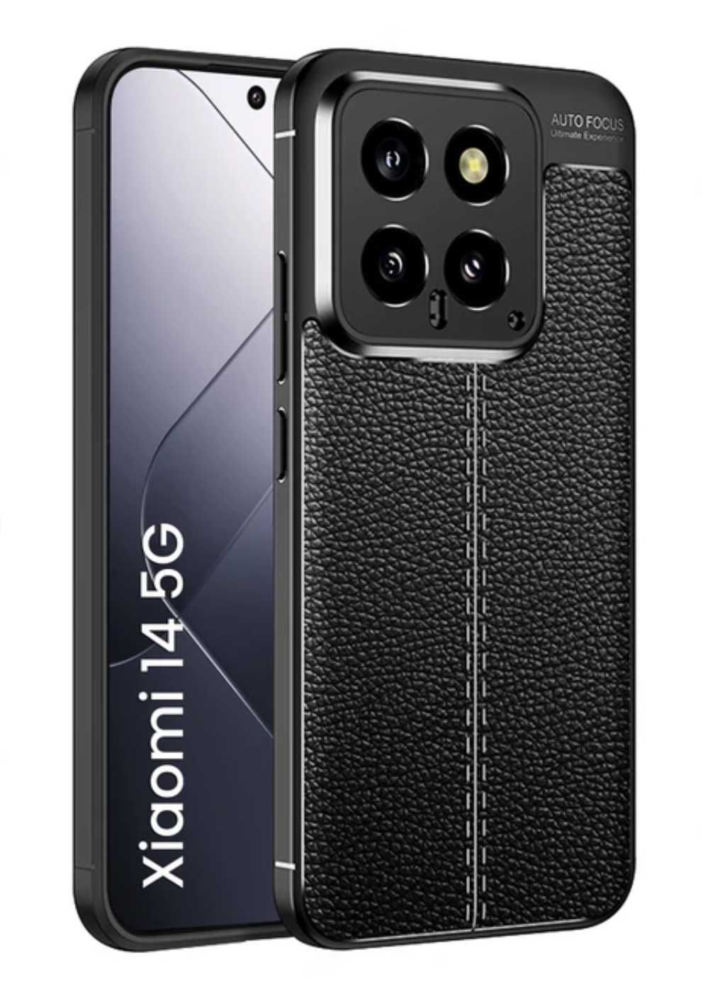 Husa Premium Antisoc model tip Piele pt Xiaomi 14 5G / Xiaomi 14 Ultra