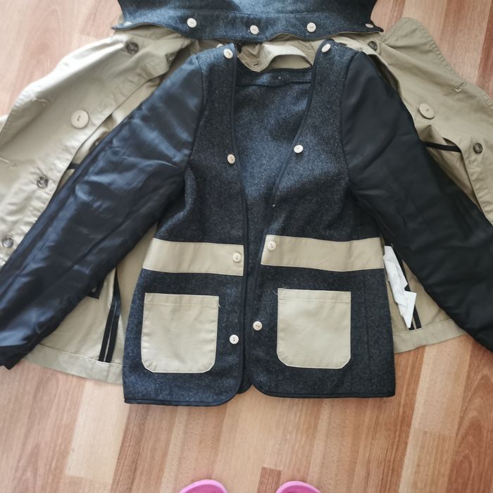 Trench/palton lana 2 in 1 unisex DKNY 9 ani(140)