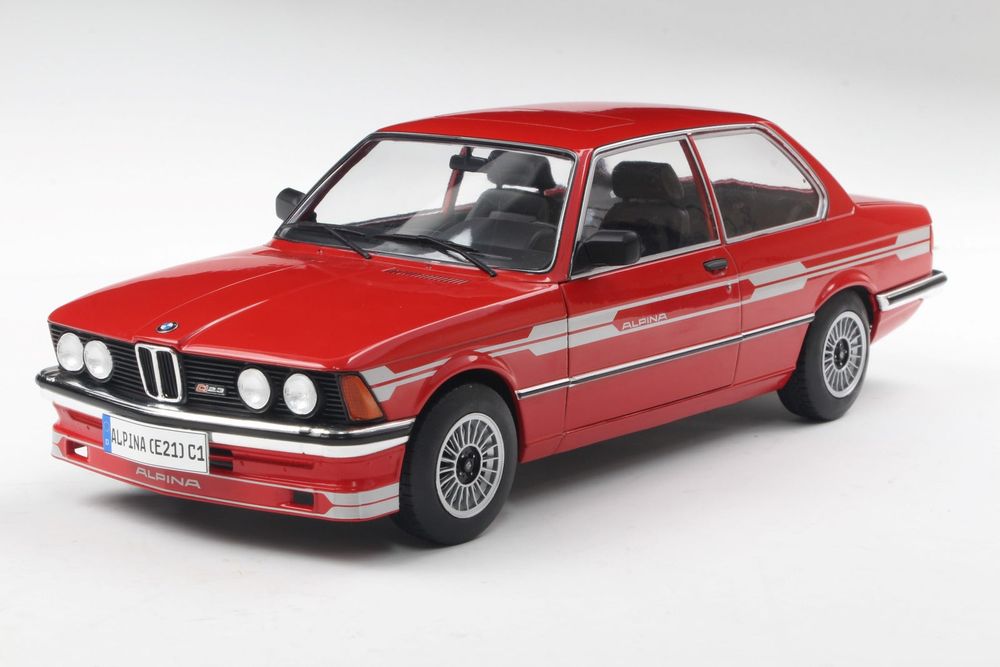 Macheta auto BMW, Alpina E21 C1 2.3 Rosu 1:18 Solido