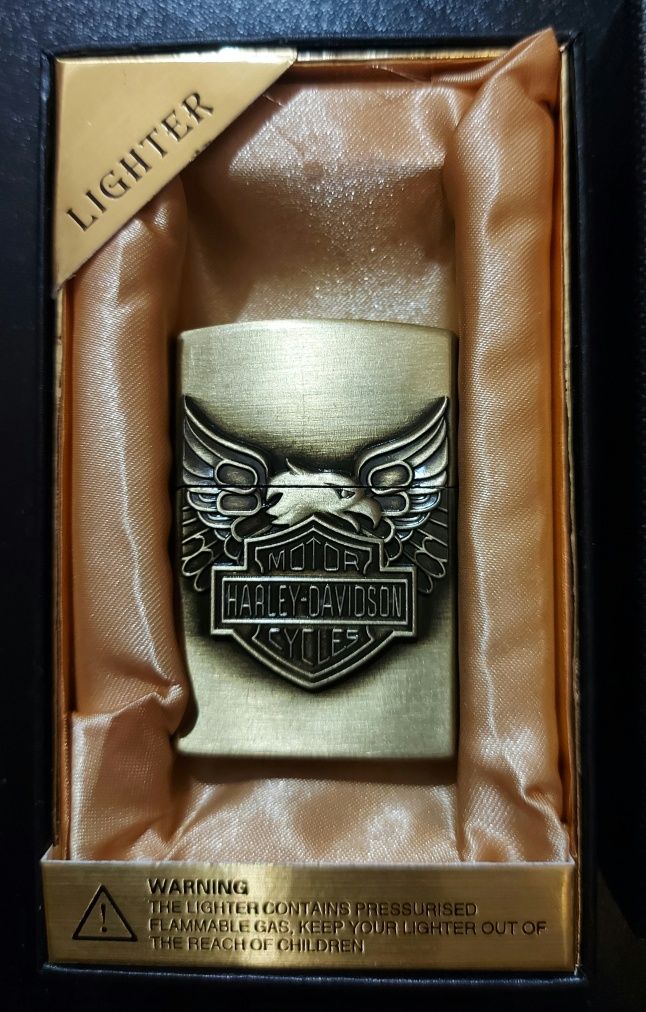 Газовая зажигалка Zippo Harley Davidson. Зажигалка на подарок зиппо