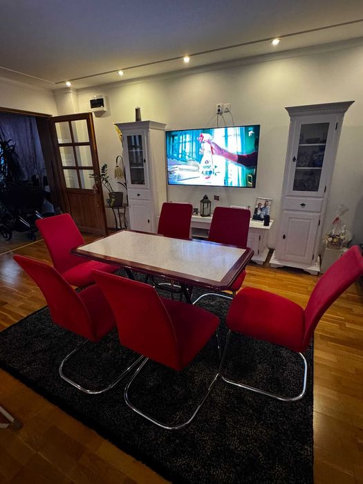 Set Scaune Design Italian Effezeta Cantilever Anii 70 80 Masa Cadou