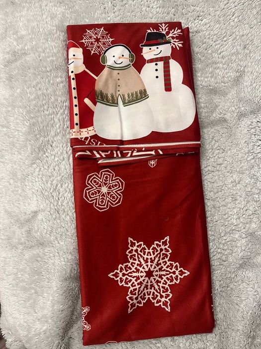 Новогодняя скатерть для стола