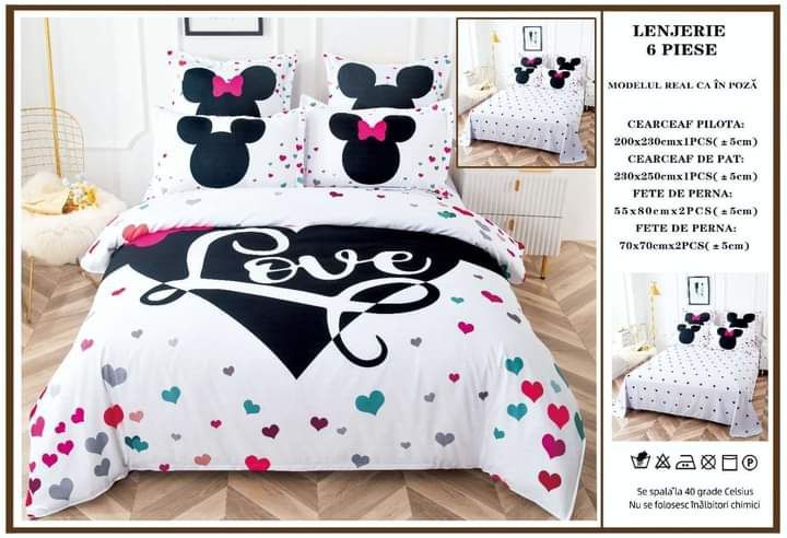 Super oferta lenjerii Disney