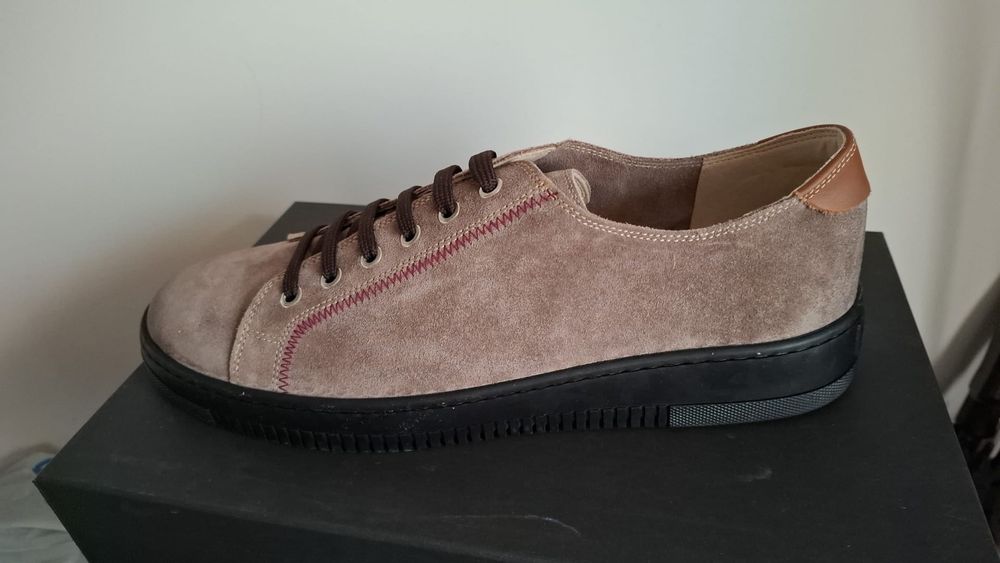 Hogan - papuci barbati piele intoarsa