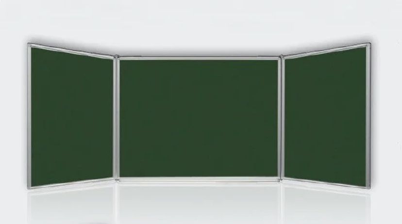 Доска школьная, меловая, двусторонняя 300x100 см