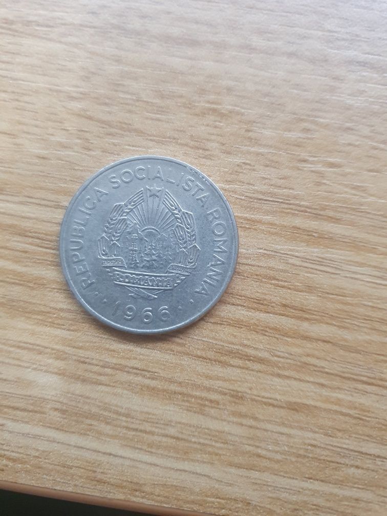 Moneda romaneasca de 1 leu 1966