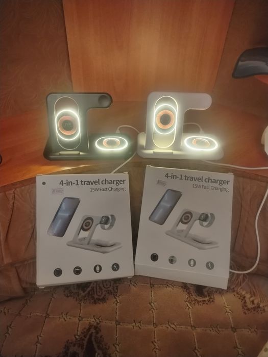 Зарядное устройство для телефона часов наушников новый