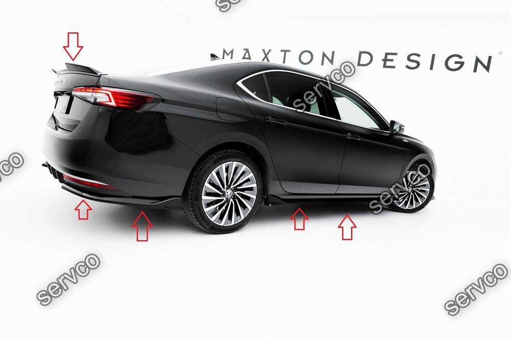 Pachet Body kit tuning Skoda Superb Sedan Mk4 2024- v4 - Maxton Design