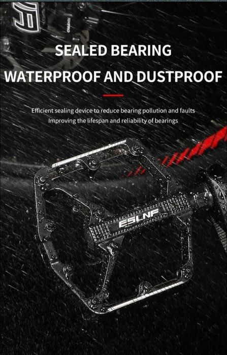 Pedale bicicleta Westbiking 3 rulmenti late platforma Downhill mtb bik