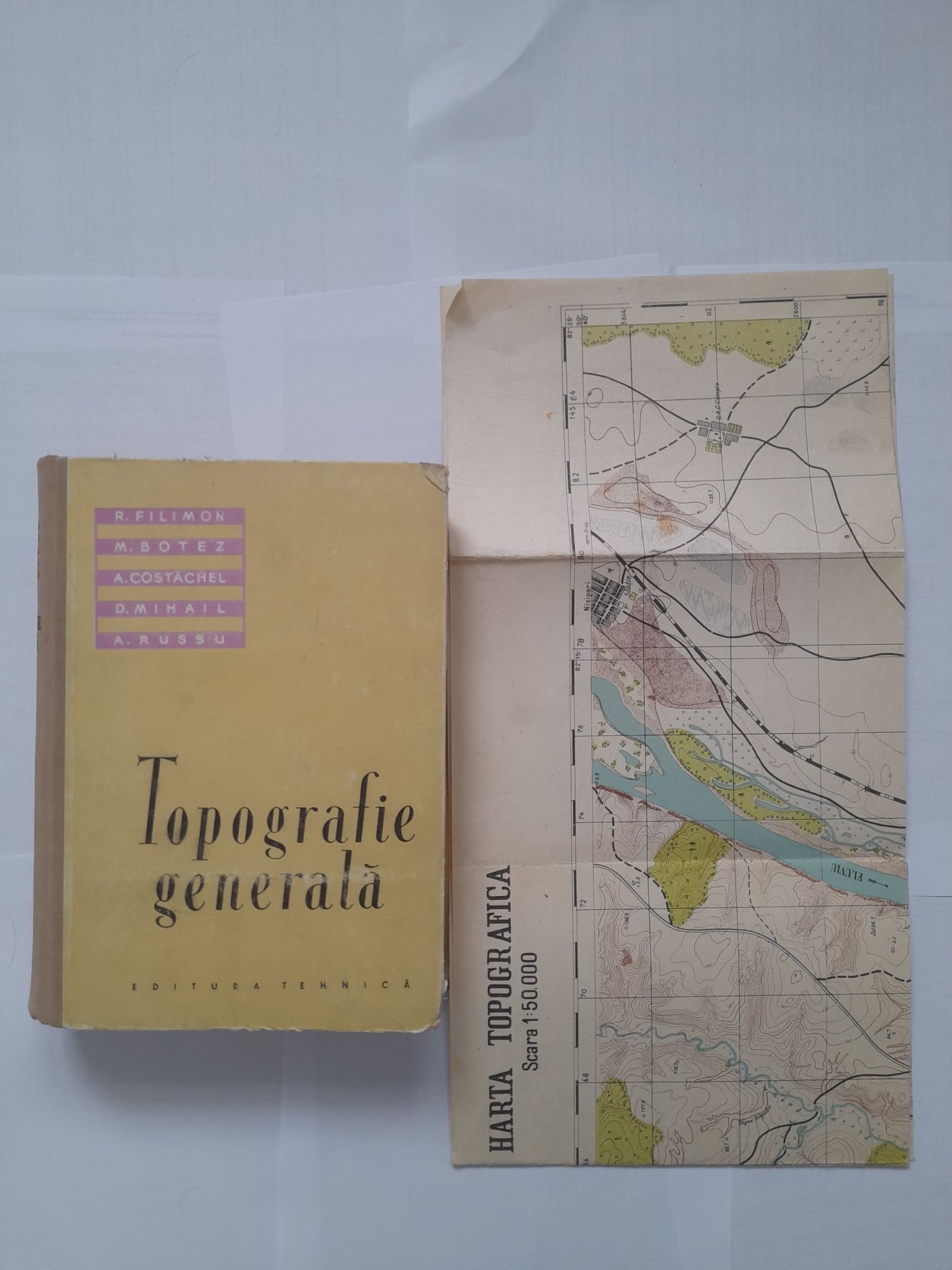 Topografie Generala - R Filimon M. Botez, ed. Tehnica 1958,