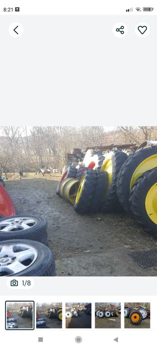 Roti tractor inguste