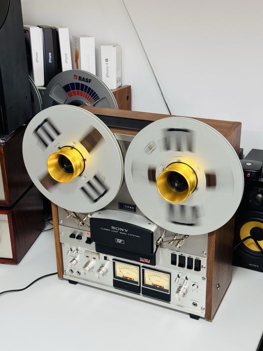 Magnetofon de colecție SONY TC-756-2,bias&EQ,benzi pe 26cm,Japan