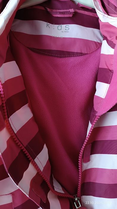 Куртка дождевик для девочки