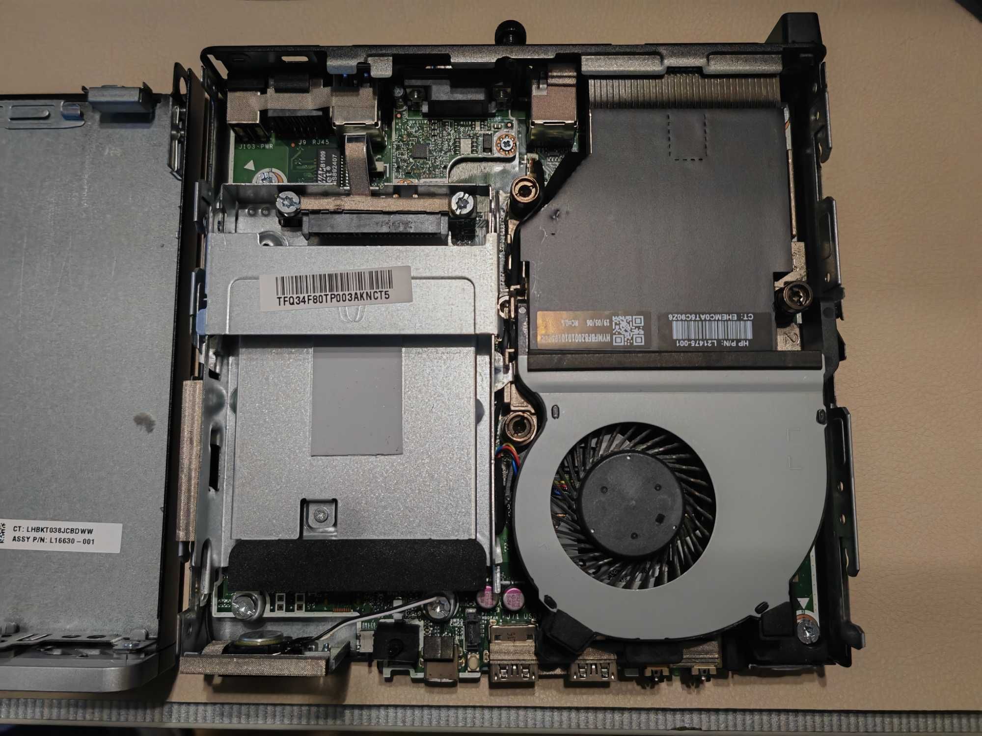 Мini PC-HP Elitedesk 705 G4 DM Ryzen 5 2400GE,RAM-16 GB-DDR4