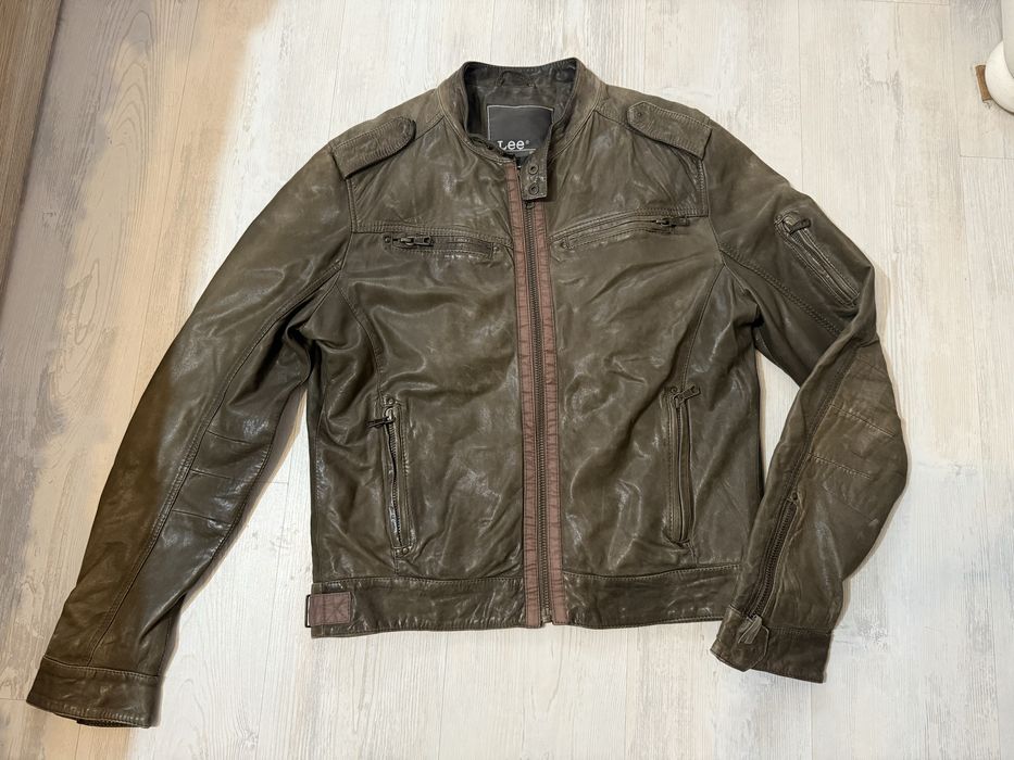 Оригинално мъжко кожено яке Lee