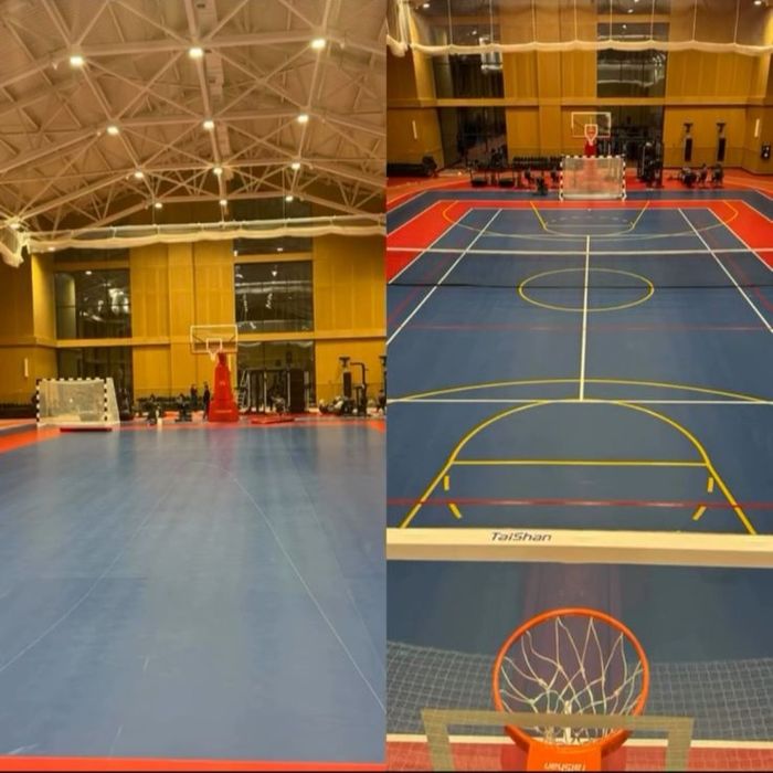 Разметка спортивного покрытия