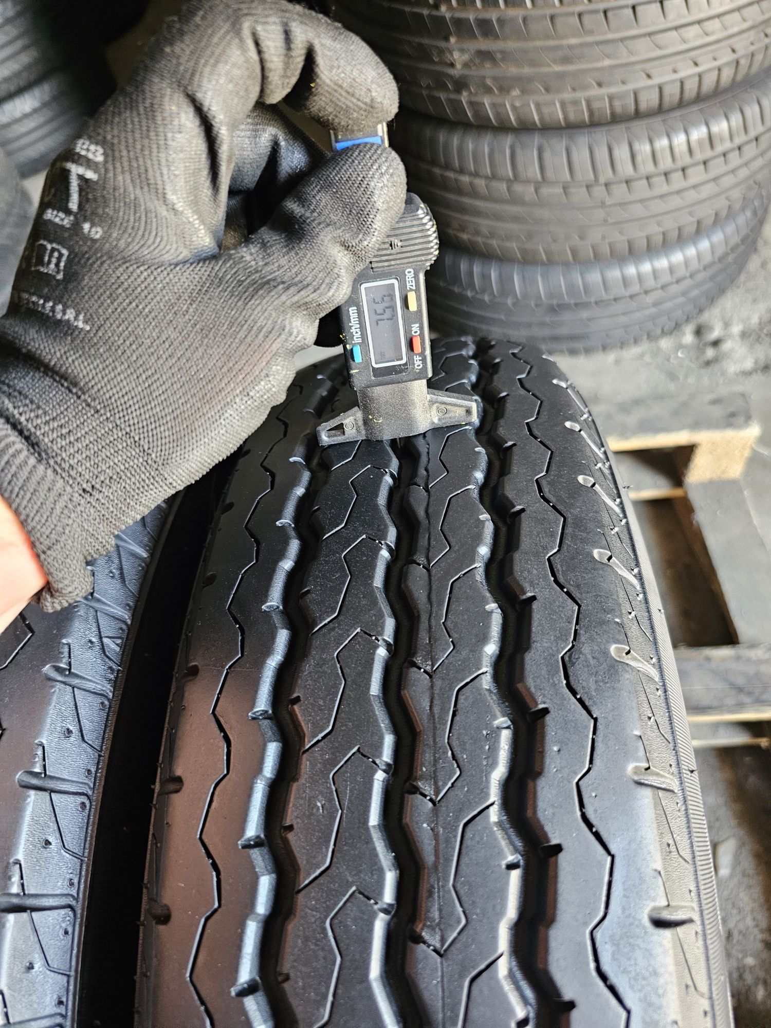 2 anvelope vara  175 R14C Nankang 7.5mm