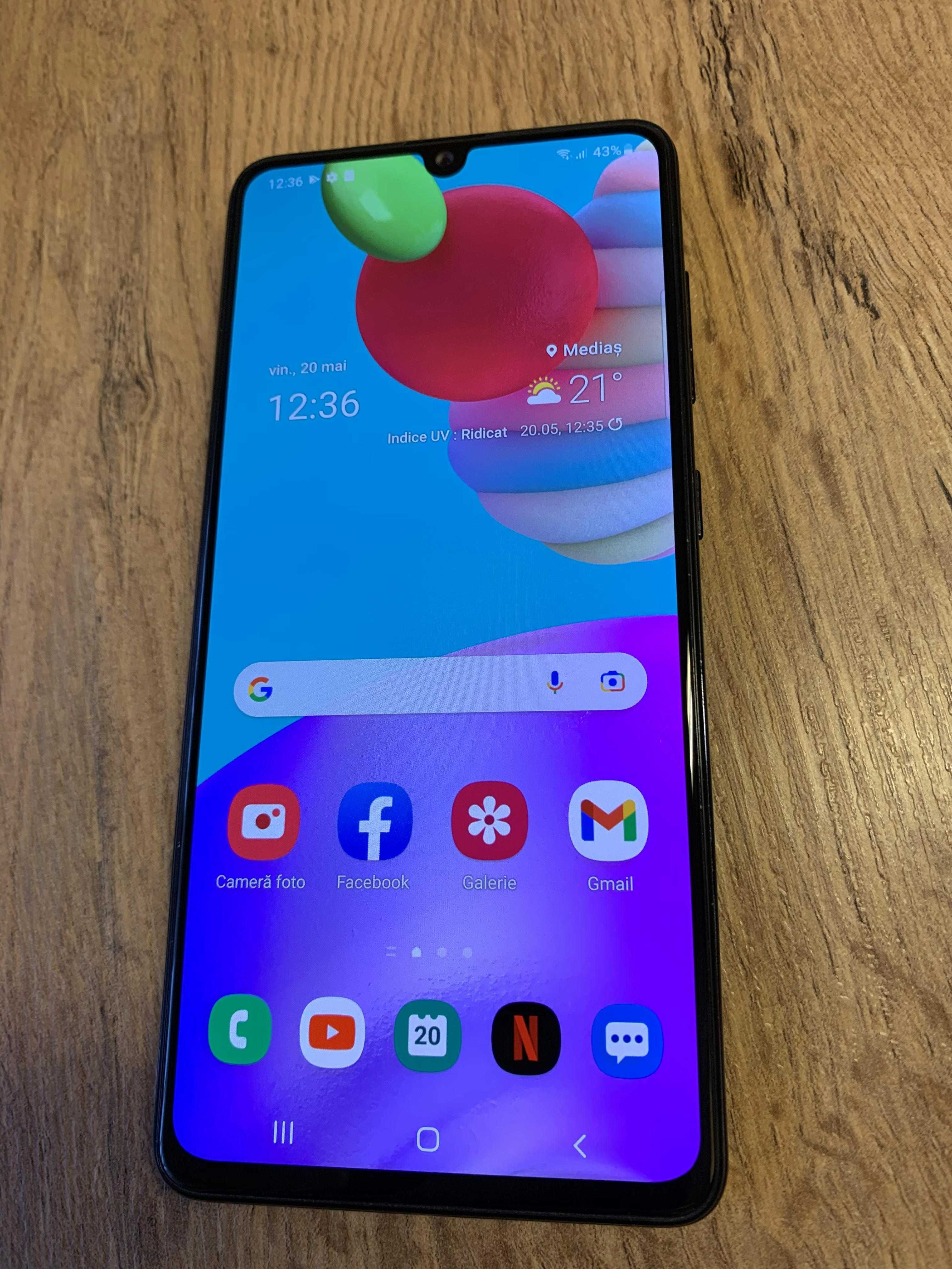 Samsung A41 BlackBlue  sau Red la cutie impecabile + Husa